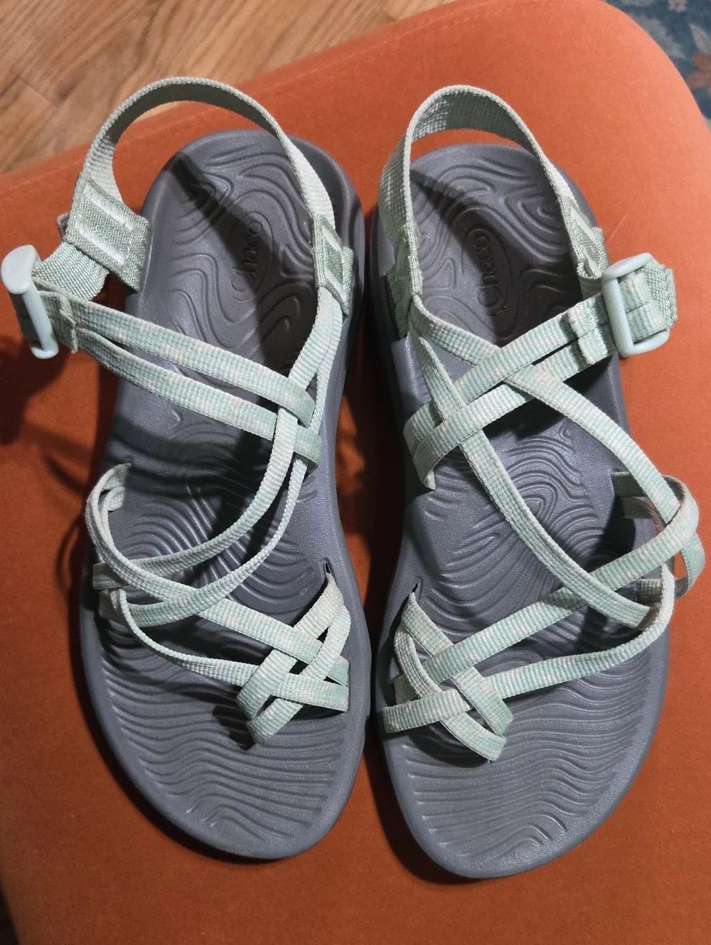 Chaco Women's Zx/2 Mint Green Double Strap Sandals